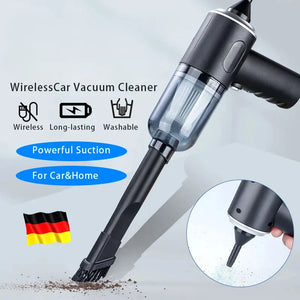 Wireless Car Vacuum Cleaner – 9000Pa Wet & Dry Mini Vacuum