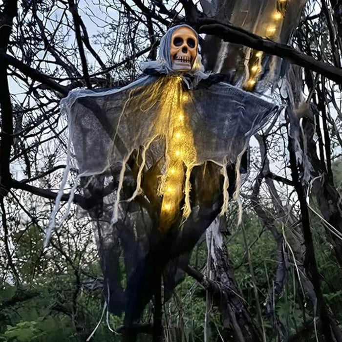 LED ghost garden light, outdoor Halloween decoration, main product photo