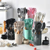 12-piece silicone kitchen utensil set food-grade cooking tools