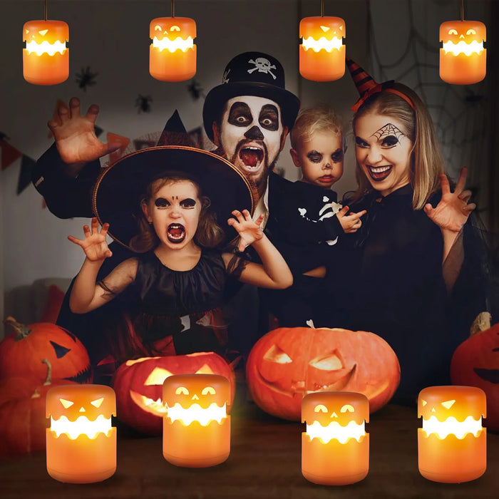 Collapsible pumpkin lamps, Halloween party favours for kids, main product photo